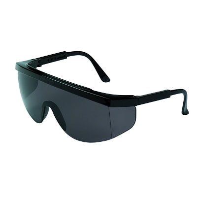MCR Safety TK112 TK1 Series Safety Glasses  Gray Lens  Duramass Hard Coat  Black Frame  Nylon