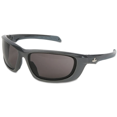 MCR Safety UD112P USS Defense Safety Glasses, Gray Lens, MAX3 Hard Coat, Gunmetal Frame