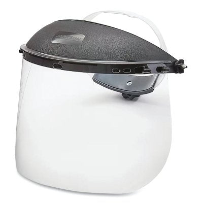 Jackson Safety 14953 ANTHEM+ High-Impact Face Shield Kit, Ratcheting, Clear, 8 in H x 15.5 in W