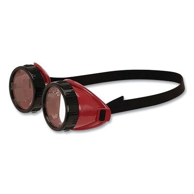 Jackson Safety 15995 V100 WS Series Cutting Goggles  50 mm dia  Clear Lens  Eye Cup  Red