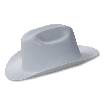 Jackson Safety 19525 Western Outlaw Hard Hat  4 Point Ratchet  Gray