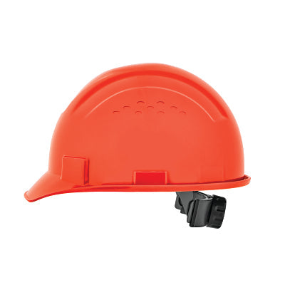 Jackson Safety 20205 Advantage Series Cap Style Slotted Vented and Non-Vented  4 pt Rapid Dial  Non-Vented  Hi-Vis Orange