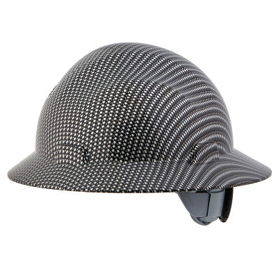 Jackson Safety 20600 BLOCKHEAD FG Full Brim Hard Hat  4 point 370 Speed Dial  Non-Vented  Black/Gray