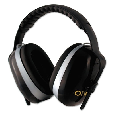 Jackson Safety 20772 H70 ONYX Earmuffs  26 dB NRR  Black  Headband