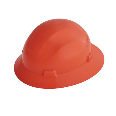 Jackson Safety 20803 Advantage Series Full Brim Vented and Non-Vented Hard Hat  4 pt Rapid Dial  Non-Vented  Orange