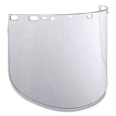Jackson Safety 29057 Polycarbonate Faceshield  F20  Clear  Style R   9 in L x 15.5 in H