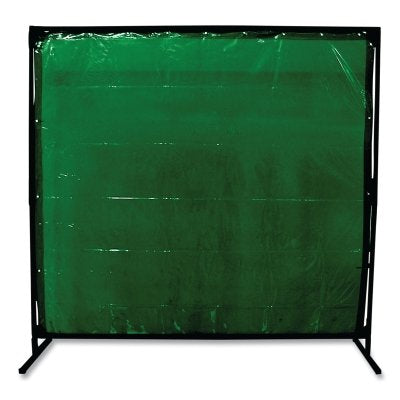 Jackson Safety 37299 Welding Curtain and Frame Combo Kit, 6 in L, 6 in W, Vinyl, Green