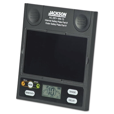 Jackson Safety 46128 Insight Variable Auto-Darkening Filter, Shade 9 to 13, 3.93 in x 2.36 in, Polycarbonate, Black