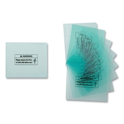 Jackson Safety 46915 TRANSLIGHT 555 + Safety Plate  4-1/2 in W  Internal  Polycarbonate  Clear