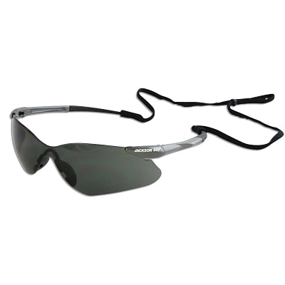 Jackson Safety 50028 SGf Series Safety Glasses, Universal Size, Smoke Lens, Gunmetal Frame, Hardcoat Anti-Scratch