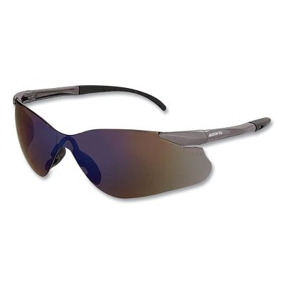 Jackson Safety 50029 SGf Series Safety Glasses  Universal Size  Blue Mirror Lens  Gunmetal Frame  Hardcoat Anti-Scratch
