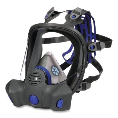 3M 7100261328 Secure Click Full Facepiece Reusable Respirator, Large, Particulates, Silicone Body