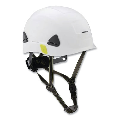 Honeywell North CSH10001 Fibre-Metal Climbing Style Safety Helmet, Dual Locking Rachet Suspension, Non-Vented, White