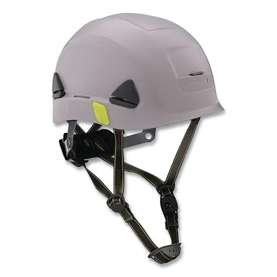 Honeywell North CSH10009 Fibre-Metal Climbing Style Safety Helmet, Type II, Dual Locking Rachet Suspension, Non-Vented, Gray
