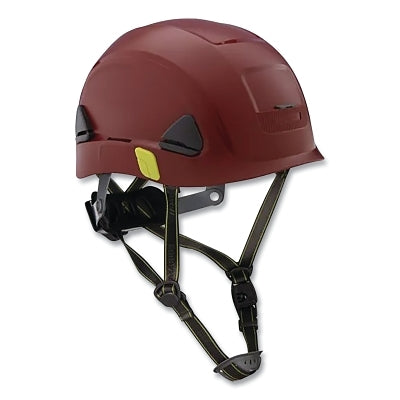 Honeywell North CSH10012 Fibre-Metal Climbing Style Safety Helmet, Type II, Dual Locking Rachet Suspension, Non-Vented, Brown