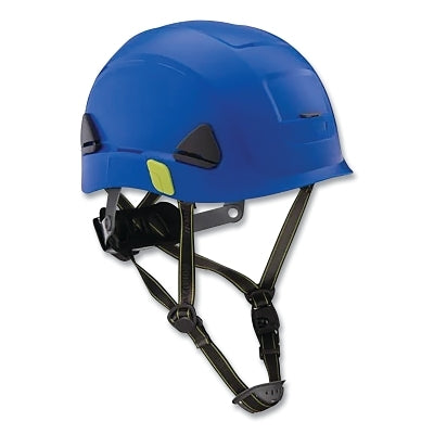 Honeywell North CSH10071 Fibre-Metal Climbing Style Safety Helmet, Type II, Dual Locking Rachet Suspension, Non-Vented, Dark Blue