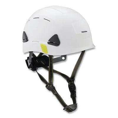 Honeywell North CSH11001 Fibre-Metal Climbing Style Safety Helmet, Type II, Dual Locking Rachet Suspension, Vented, White