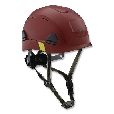 Honeywell North CSH11012 Fibre-Metal Climbing Style Safety Helmet, Type II, Dual Locking Rachet Suspension, Vented, Brown
