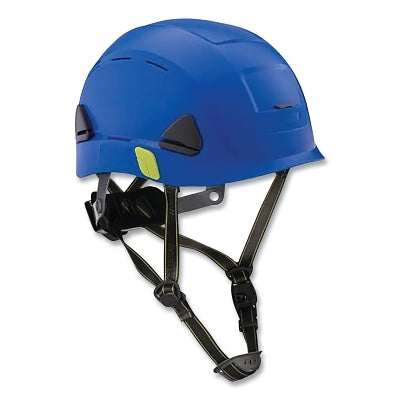 Honeywell North CSH11071 Fibre-Metal Climbing Style Safety Helmet, Type II, Dual Locking Rachet Suspension, Vented, Dark Blue