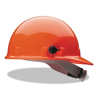 Honeywell Fibre-Metal E2QRW03A000 SuperEight E2 Series Hard Cap  8-point Ratchet  Quick-Lok Blocks  Orange
