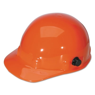 Honeywell Fibre-Metal E2QSW03A000 SuperEight E2 Series Hard Cap  8-point Ratchet Swingstrap and Quick-Lok Blocks  Orange