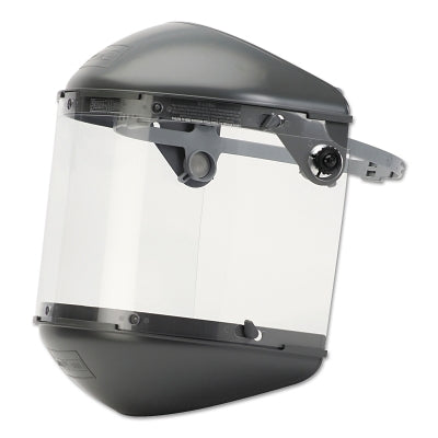 Honeywell Fibre-Metal FM5400DCCL Dual Crown Faceshield Systems, 4 in Crown, Speedy Loop, Clear/Noryl