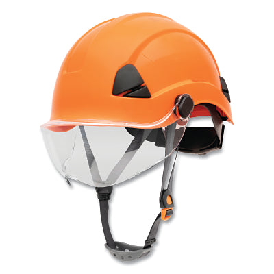 Honeywell Fibre-Metal FSH10003 Safety Helmet, 6-point Ratchet Suspension, Not-Vented, Orange