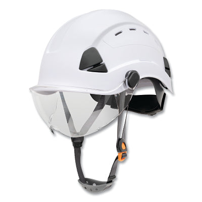 Honeywell Fibre-Metal FSH11001 Safety Helmet, 6-point Ratchet Suspension, Vented, White