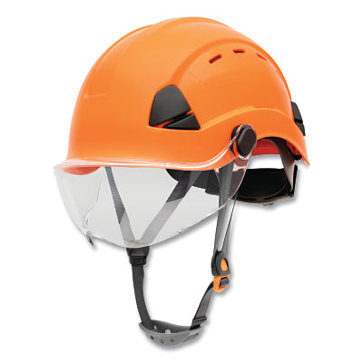 Honeywell Fibre-Metal FSH11003 Safety Helmet, 6-point Ratchet Suspension, Vented, Orange