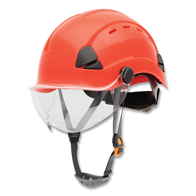 Honeywell Fibre-Metal FSH11015 Safety Helmet, 6-point Ratchet Suspension, Vented, Red