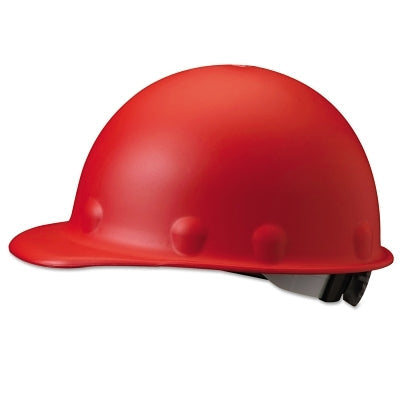 Honeywell Fibre-Metal P2ARW15a000 P2 Series Roughneck Hard Cap  SuperEight Ratchet  Red