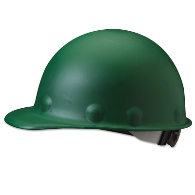 Honeywell Fibre-Metal P2ARW74A000 P2 Series Roughneck Hard Cap  SuperEight Ratchet  Green