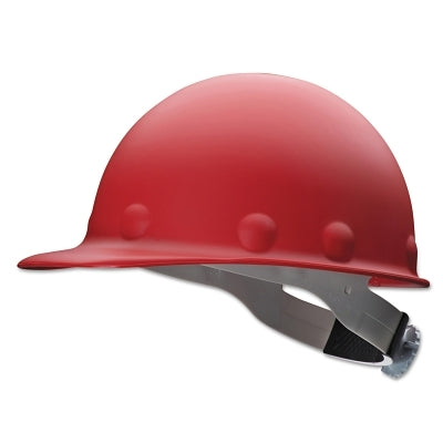 Honeywell Fibre-Metal P2ASW15A000 P2 Series Roughneck Hard Cap, SuperEight SwingStrap, Red