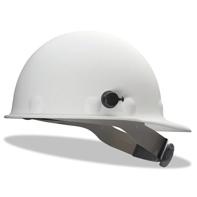 Honeywell Fibre-Metal P2HNQRW01A000 Roughneck P2  High Heat Protective Cap, SuperEight Ratchet with Quick-Lok, White