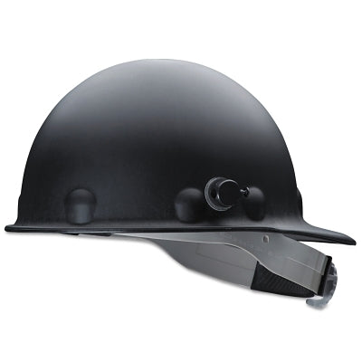 Honeywell Fibre-Metal P2HNQRW11A000 Roughneck P2 Hard Cap, 8-point Ratchet, Quick-Lok, P2HN, Black