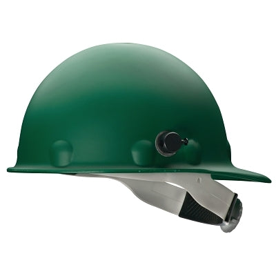 Honeywell Fibre-Metal P2HNQRW74A000 Roughneck P2 Hard Cap, 8-point Ratchet, Quick-Lok Block and RW, P2HN, Green