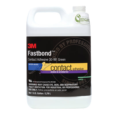 3M 7100071654 Fastbond Contact Adhesive 30NF, 1 Gallon Can, Green