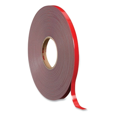 3M 7100037112 VHB Tape, 4646, 0.5 in W, 36 yd L, 25 mil thick, Dark Gray