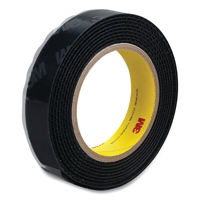 3M 7100084230 Loop Fastener SJ3531, 1 in W x 50 yd L, Black