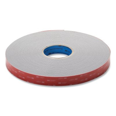 3M 7000124252 VHB Commercial Vehicle Tape, CV62F, 1 in W x 32 yd L, 62 mil Thick, Gray