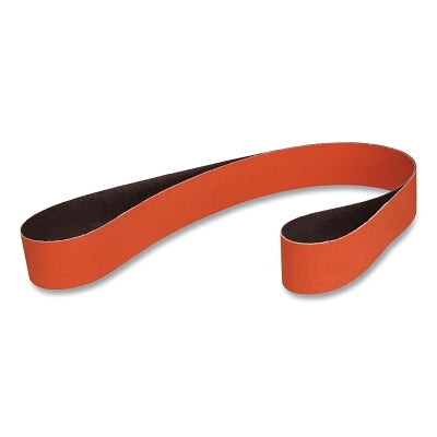 3M 7010359750 Cloth Belt, 777F, YF-Weight, 2-1/2 in W x 60 in L, 80 Grit, Ceramic Aluminum Oxide, Film-lok/Single-flex