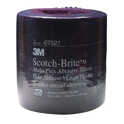 3M 7000028496 3M Abrasive Scotch-Brite Multi-Flex Sheet Rolls, Aluminum Oxide, Ultra Fine