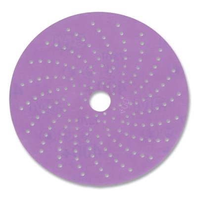 3M 7100141502 Cubitron II Hookit Clean Sanding Abrasive Disc, 737U, Precision Shaped Ceramic, 6 in dia, 400+ Grade