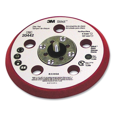 3M 7100044784 Stikit Low Profile Disc Pad, 5 in dia, Firm
