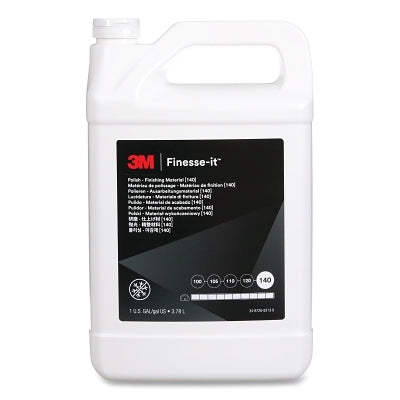 3M 7100075517 Finesse-it Polish Standard Series-Finishing Material, 1 gal Bottle, 4 gal per Case, White