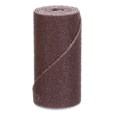 3M 7010327459 Cartridge Roll, 341D, X-Weight, 1/2 in dia x 1-1/2 in L x 1/8 in Arbor, P180 Grit, AO, Straight
