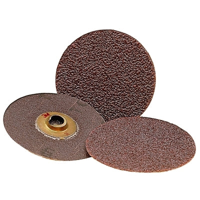 3M 7000045094 Roloc Discs 361F, Aluminum Oxide, 1-1/2 in dia, TR, 50 Grit, 30000 RPM