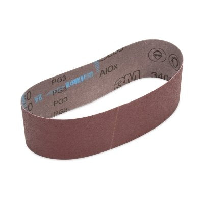 3M 7010361979 Cloth Belt, 340D, X-Weight, 37 in W x 60 in L, P100 Grit, Aluminum Oxide, Film-lok/Single Flex