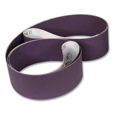 3M 7100312101 Cubitron II 726A Cloth Belt, 2 in W, 132 in L, 80+ Grit, Precision-Shaped Ceramic