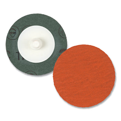 3M 7100100966 Roloc Fibre Disc 787C, Precision Shaped Ceramic, 3 in dia, 120+ Grit, TR, Die R300V
